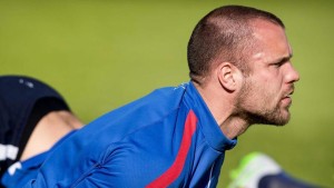 Dutch national soccer team training session