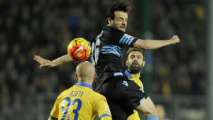 Foto Marco Rosi/LaPresse 21 02 2016 Frosinone ( Italia ) Sport-Calcio Campionato Serie A Tim 2015-2016 incontro  Frosinone Vs Lazio allo Stadio Matusa di Frosinone. Nella foto  Foto Marco Rosi / LaPresse 21 02 2016 Frosinonae ( Italy ) Sport - Calcio -  Championship Serie A Tim 2015-2016 Match day Frosinone Vs Lazio at the MayusaStadium in Frosinone. in the photo Lazio's player  Marco Parolo