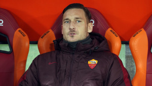 30/01/2016, ROMA-FROSINONE (Serie A) NELLA FOTO : TOTTI IN PANCHINA (Foto Bartoletti)