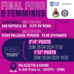 SERIE B/F FINAL FOUR DI LADISPOLI: Trionfo San Raffaele Basket in finale su Perugia, Civitanova è terza